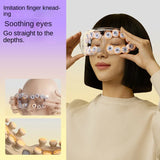 Rechargeable Heated Eye Massager with Vibration & Music – Relieve Eye Strain & Stress Naturally