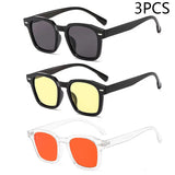 Unisex Rectangle Vintage Sunglasses – Retro Cat Eye Shades with UV400 Protection