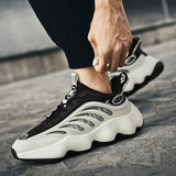 Men’s Breathable Mesh Casual Sneakers – Lightweight, Anti-Odor Lace-Up Trainers