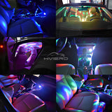 USB RGB Car Ambient Light - Music Sync LED Atmosphere Lamp for Cars & Home