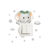 Cute Animal Wall Stickers – Removable PVC Decals for Kids' Rooms, Nursery & Home Decor