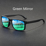 Men's Polarized Sunglasses – UV400 Protection & Anti-Glare Rectangle Frames