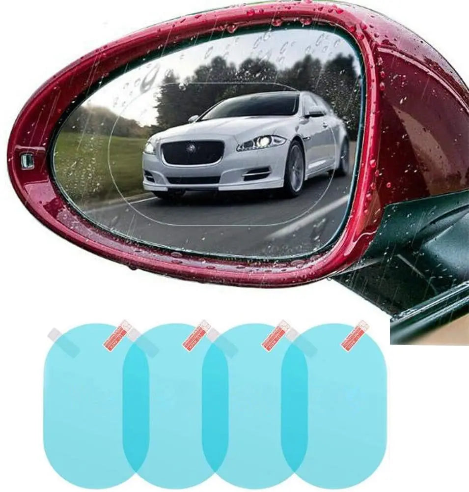 🚗 2 películas impermeables para espejo retrovisor de coche: ¡visión nítida en climas lluviosos! 🌧️