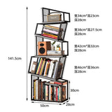 Estantería giratoria para libros, estantería para revistas, organizador de estanterías, estanterías estéticas para niños, estanterías, muebles de almacenamiento
