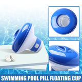 Floating Chlorine Dispenser for Swimming Pools – Adjustable Pool Chemical Cleaner