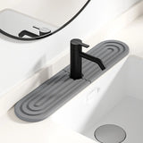 Alfombrilla de diatomita para grifo de fregadero: rejilla para cocina y baño de secado rápido, absorbente y resistente a salpicaduras