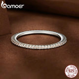 Exquisite Sterling Silver Moissanite Wedding Band – D Color, VVS1 Clarity, Pave-Set Ring for Women