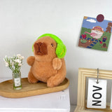 Capybara Plush Toy with Hoodie & Wings - Cute Stuffed Animal Keychain Gift