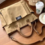 Stylish Canvas Satchel Bag – Fashionable, Versatile, and Durable Unisex Tote