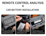 Vehículo anfibio todoterreno con control remoto JJRC Q137 8x8: camión de carreras todoterreno con tracción en las 8 ruedas