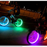 Motion-Activated LED Wheel Lights – Tire Valve Caps for Cars, Motorcycles & Bicycles