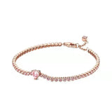 Elegant 925 Sterling Silver Tourmaline Bracelet for Women