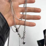 Trendy Geometric Pendant Necklace for Boys – Perfect for Parties & Casual Wear
