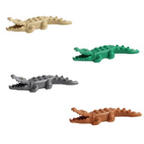 Animal Building Block Set - Farm & Zoo Collection with Goose, Pig, Shark & More