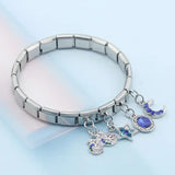 Stylish Stainless Steel Animal-Themed Link Bracelet for Women - Classic Fashion Accessory
