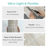 3D PVC Wall Tiles – Peel and Stick Self-Adhesive Decorative Tiles for Kitchen, Bathroom, and Living Room