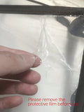 Funda transparente impermeable para cochecito de bebé, protección a prueba de viento y polvo con cremallera para cochecitos