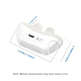 Anti Snore Nose Clip with USB Rechargeable Air Purifier – Comfortable Silicone Snoring Solution for Better Sleep