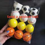 Pelota de espuma para aliviar el estrés: juguete de ejercicio para la muñeca y las manos con espuma de poliuretano para niños y adultos, antiestrés y descompresión 