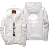 Men’s Casual Hooded Jacket – Lightweight Printed Zip-Up Outerwear for Spring & Autumn