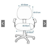 Stretchable Chair Covers 2-Pack – Spandex, Universal Fit for Office & Dining Chairs