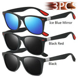 Vintage Square Unisex Sunglasses – Polarized Anti-Glare UV400 Shades for Driving & Fishing
