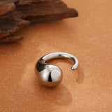 Stainless Steel Irregular Geometric Knot Ring – Trendy Minimalist Statement Jewelry for Women