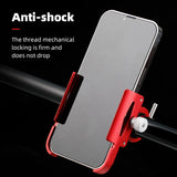 Universal Metal Motorcycle & Bike Phone Holder – Durable, Adjustable Mount for Secure Phone Placement