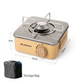 2800W Portable Gas Camping Stove - High-Power Outdoor Burner with Magnetic Connection