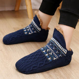 Cozy Non-Slip Winter Socks for Women & Men – Warm Fleece-Lined Home Slipper Socks