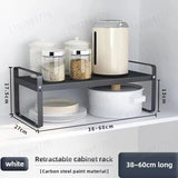Estante de almacenamiento de cocina ajustable: maximice el espacio en su encimera y gabinete
