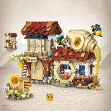 Mini Foldable Lemon Tea Shop Building Blocks Set – Creative City Street Model