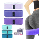 Fabric Resistance Bands – Non-Slip Booty Bands for Glutes, Legs & Full-Body Workouts