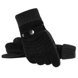 Men’s Winter Windproof Touchscreen Gloves – Cold-Weather Cycling & Motorcycle Riding