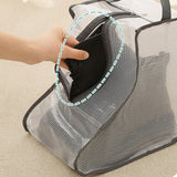 Bolsa de PVC impermeable para guardar zapatos: organizador plegable y que ahorra espacio