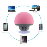 Mini Mushroom Bluetooth Speaker – Waterproof Portable Audio with Phone Stand Function