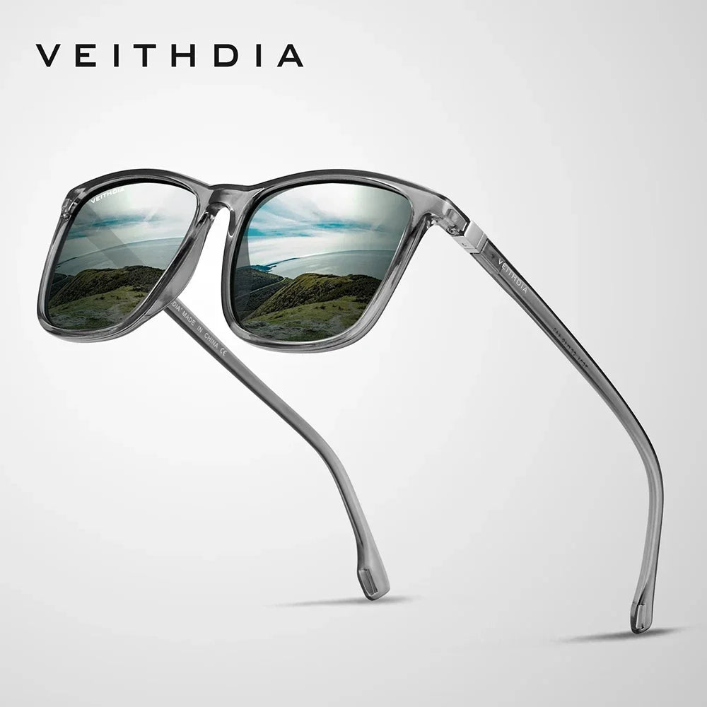 Retro TR90 Polarized Sunglasses – UV400 Protection for Men and Women