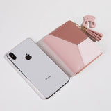 Stylish PU Leather Women’s Wallet with Zipper & Hasp Closure – Card Holder, Coin Pouch, and Photo Holder