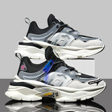 Men’s Breathable Mesh Casual Sneakers – Lightweight, Anti-Odor Lace-Up Trainers