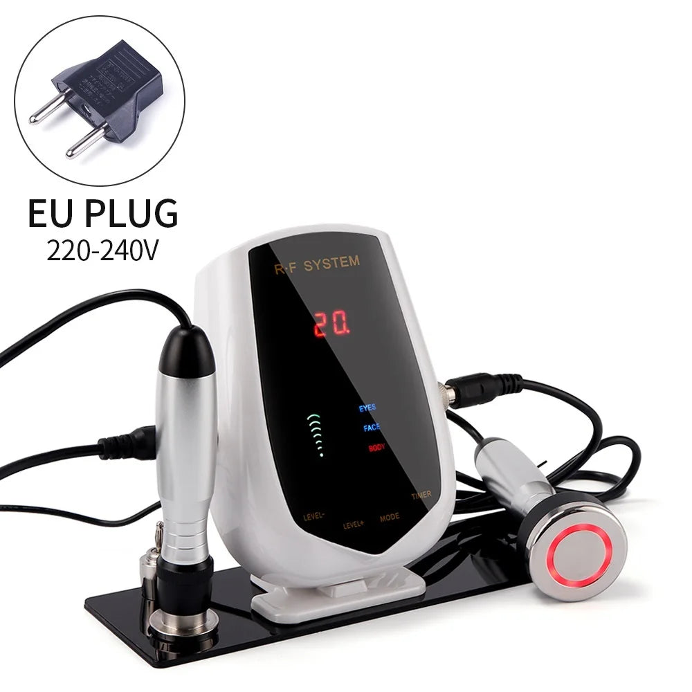 RF Facial Beauty Device for Skin Tightening, Wrinkle Removal & Contouring