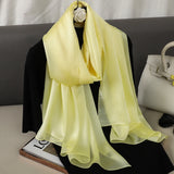 Elegant Silk Scarf – Luxury Solid Color Shawl & Pashmina for Women