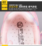 Girls' LED Light-Up Sneakers - Fashionable Pink & Purple Athletic Shoes