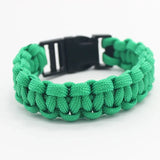 7-Strand Paracord Survival Bracelet – 23cm Emergency Rope for Outdoor & Camping