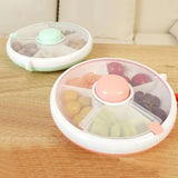 Caja giratoria para guardar bocadillos para niños: contenedor portátil para almacenar bocadillos