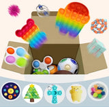 100-Piece Fidget Toy Mystery Box – Stress Relief Toys for Kids & Adults