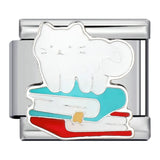 DIY Cartoon Cat Italian Charm Links for Stainless Steel Bracelets – Trendy Modular Jewelry Accessories
