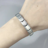 Pulseras con dijes italianos DIY Cadena básica Brazalete de acero inoxidable Módulos ensamblados versátiles Regalo ideal 9 mm Universal Dropshipping