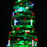 LED Light Kit for Christmas Tree Building Blocks - DIY Illumination Set (Model Not Included)