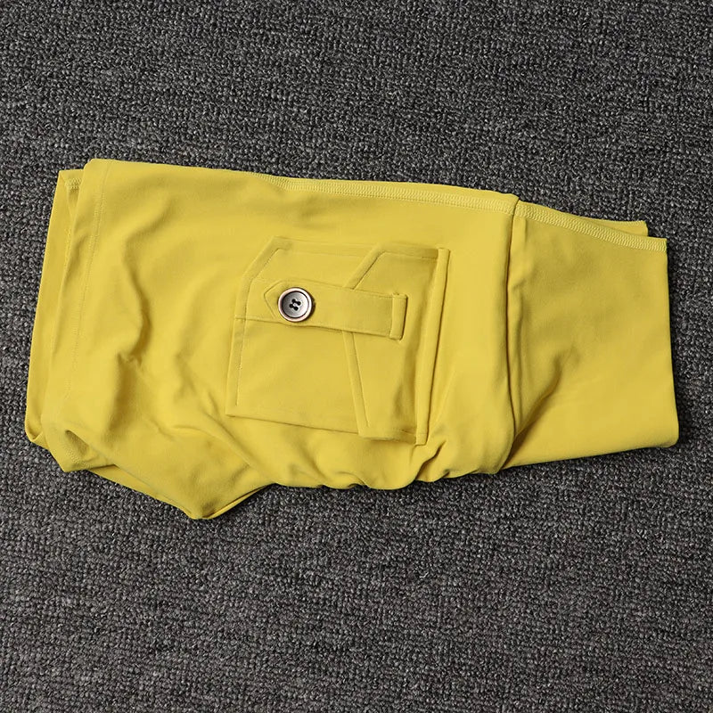Women's High-Waist Yoga Shorts Set with Sports Bra and Pocket