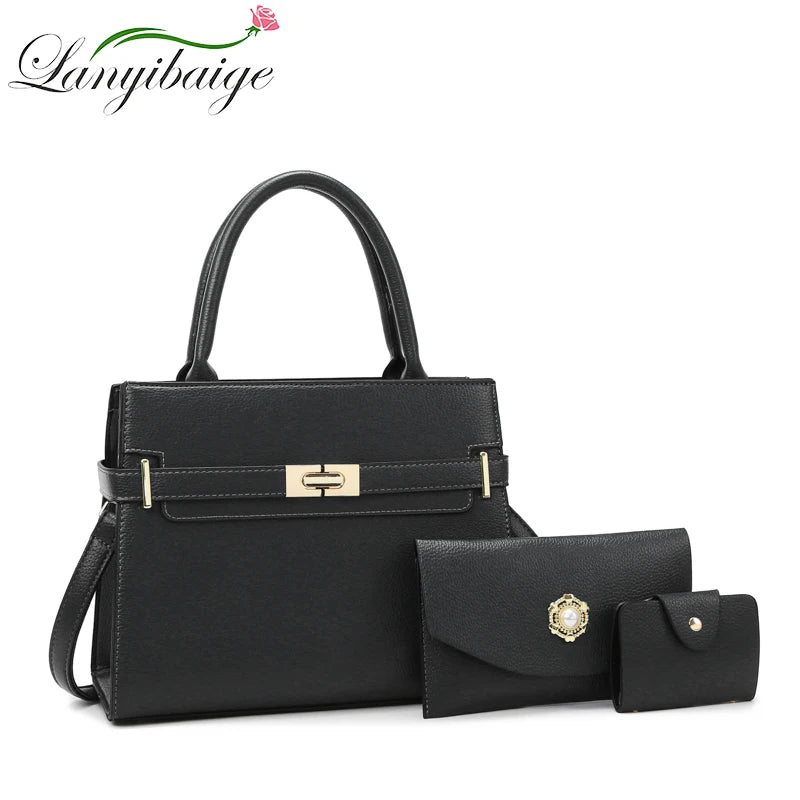 Vintage PU Casual Tote for Women – Soft Handbag with Multiple Pockets for Versatile Use